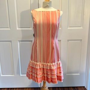 Pink stripe dress